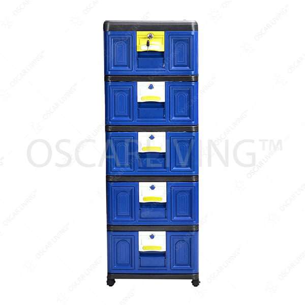 LEMARI PLASTIK - PLASTIC WARDROBE Lemari Plastik Laci Kingstar KSB Series KINGSTAR OSCARLIVING
