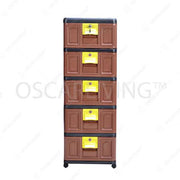 LEMARI PLASTIK - PLASTIC WARDROBE Lemari Plastik Laci Kingstar KSB Series KINGSTAR OSCARLIVING