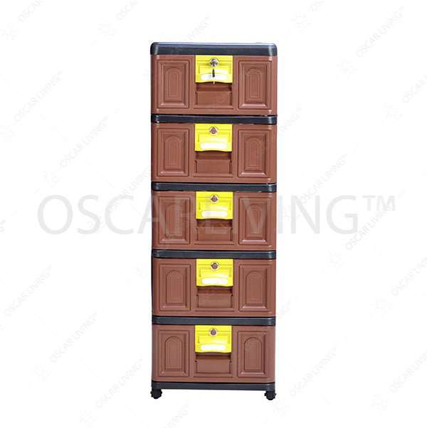 LEMARI PLASTIK - PLASTIC WARDROBE Lemari Plastik Laci Kingstar KSB Series KINGSTAR OSCARLIVING