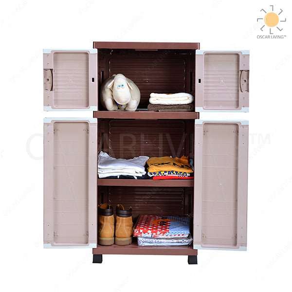 LEMARI PLASTIK - PLASTIC WARDROBE Lemari Plastik Kingstar Mocca KSM Series KINGSTAR OSCARLIVING