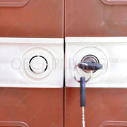 LEMARI PLASTIK - PLASTIC WARDROBE Lemari Plastik Gantung Kingstar RP48G kaca dan kunci KINGSTAR OSCARLIVING