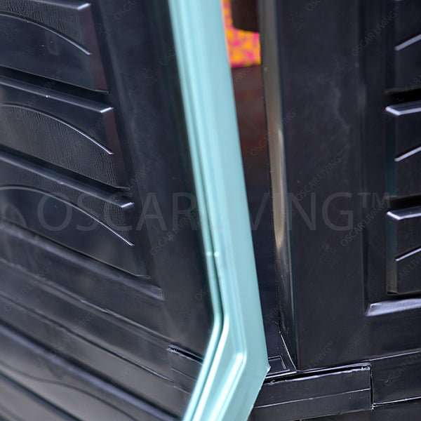 LEMARI PLASTIK - PLASTIC WARDROBE Lemari Plastik Gantung Kingstar RP48G kaca dan kunci KINGSTAR OSCARLIVING