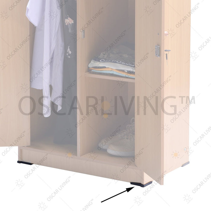 SUKU CADANG - SPAREPART Kaki sudut depan Meja / Lemari Dll - Plastik OLIV OSCARLIVING