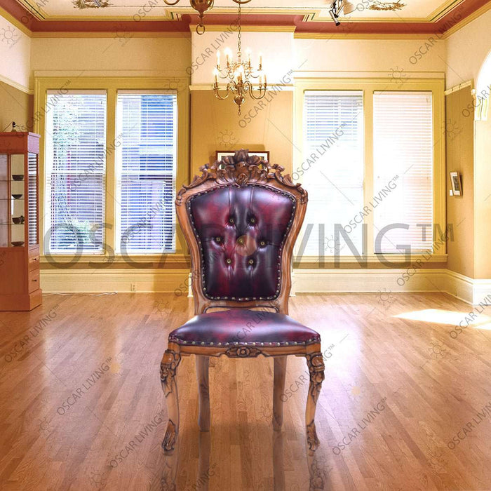 KURSI MAKAN - DINNING CHAIR Kursi Makan Jati OLIV Ganesha | Dinning Chair Classic Collection OLIV OSCARLIVING