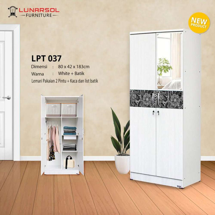 LEMARI PAKAIAN - WARDROBE Lemari Pakaian Lunar LPT037 LUNAR OSCARLIVING