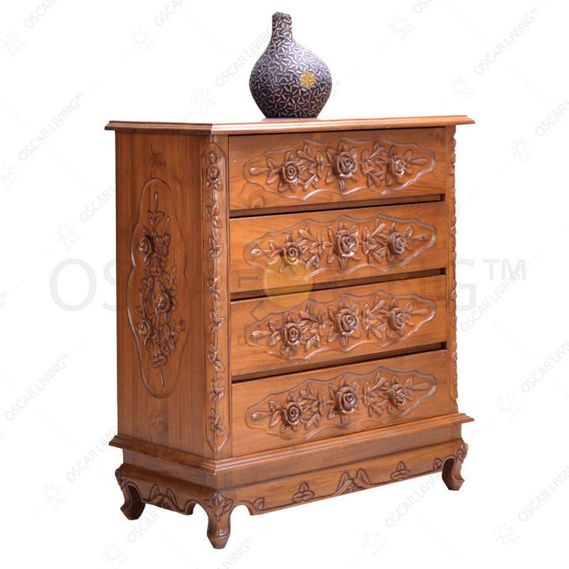 Drawer Cabinet Drawer Serbaguna OLIV Istana Amelia Mawar 4L OLIV OSCARLIVING