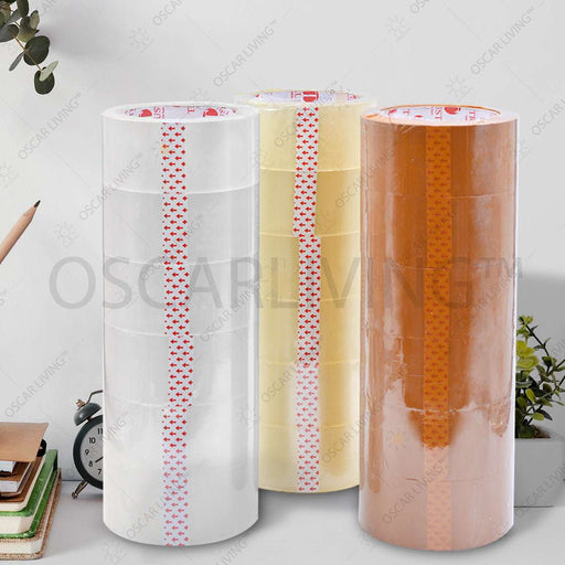 LAKBAN - TAPE Lakban Packing Archiplast Super Rekat Trust - Isi 6 roll ARCHIPLAST OSCARLIVING