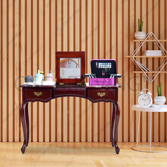 MEJA RIAS - DRESSING TABLE Meja Rias Mahogani OLIV Ritz RC03 OLIV OSCARLIVING