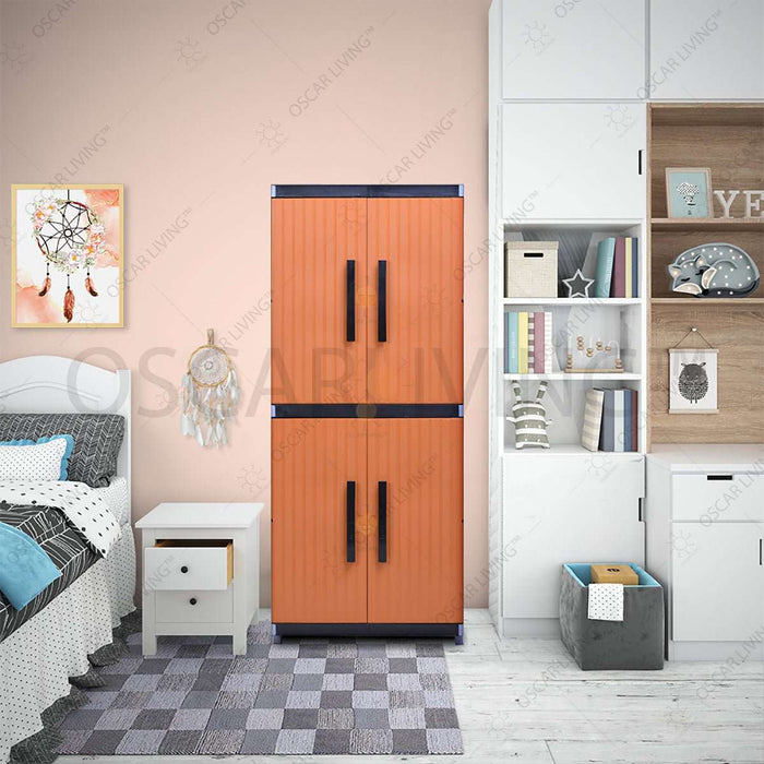 LEMARI PLASTIK - PLASTIC WARDROBE Lemari Plastik Miami Orlando Premium 4 Susun | Plastic Wardrobe MIAMI OSCARLIVING