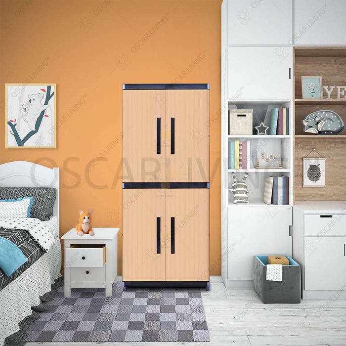 LEMARI PLASTIK - PLASTIC WARDROBE Lemari Plastik Miami Orlando Premium 4 Susun | Plastic Wardrobe MIAMI OSCARLIVING
