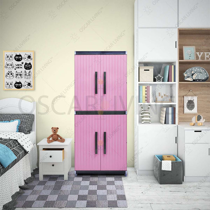 LEMARI PLASTIK - PLASTIC WARDROBE Lemari Plastik Miami Orlando Premium 4 Susun | Plastic Wardrobe MIAMI OSCARLIVING