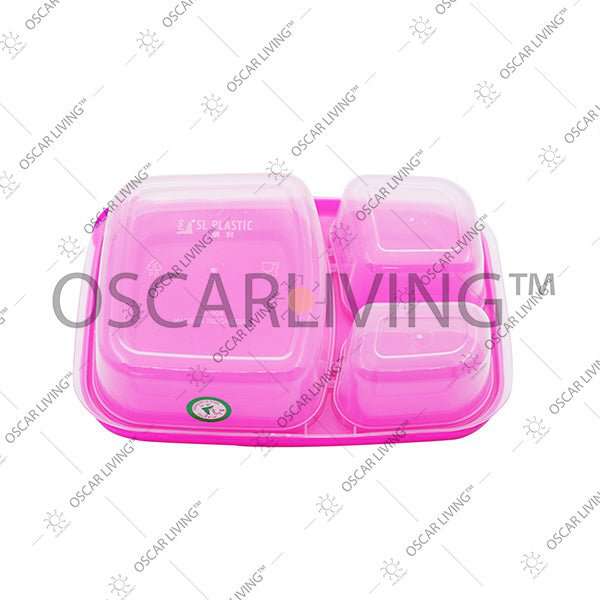 KOTAK MAKAN Tempat Makan SL Plastik Large Bentoo Lunch Box | Lunch Box Bentoo SL PLASTIC OSCARLIVING