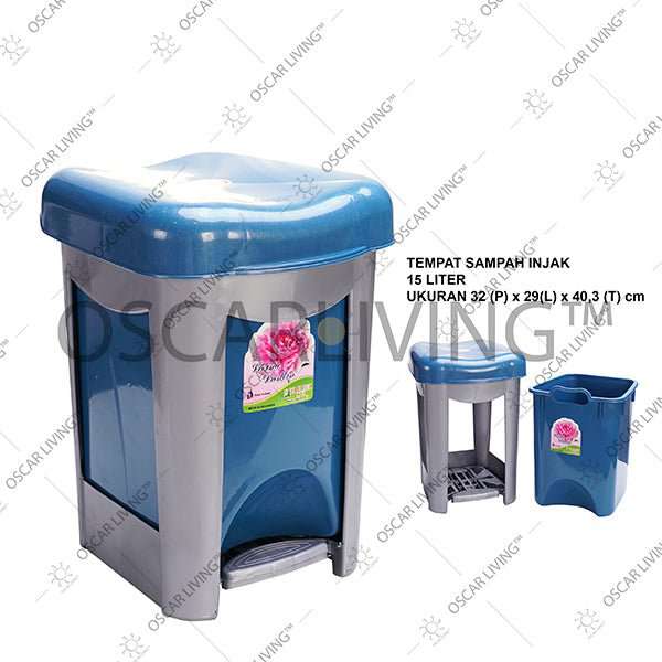 Tempat Sampah Tempat Sampah Livina 15Liter | SL Plastic Tubbish Bin Livina SL PLASTIC OSCARLIVING