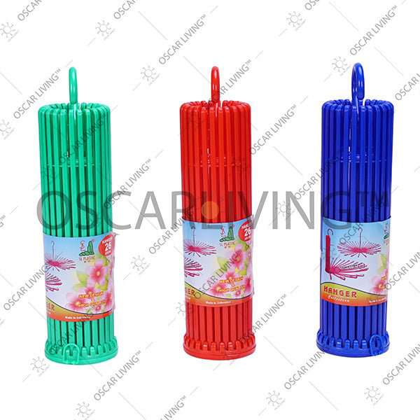 JEMURAN PAKAIAN - CLOTHING LINE Jemuran Pakaian Bayi Plastik SL Plastik 26 Stick Double Klip SL PLASTIC OSCARLIVING