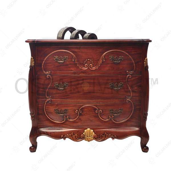Drawer Cabinet Laci Penyimpanan Mahogani OLIV Ritz Lisbon 3 | Drawer OLIV OSCARLIVING