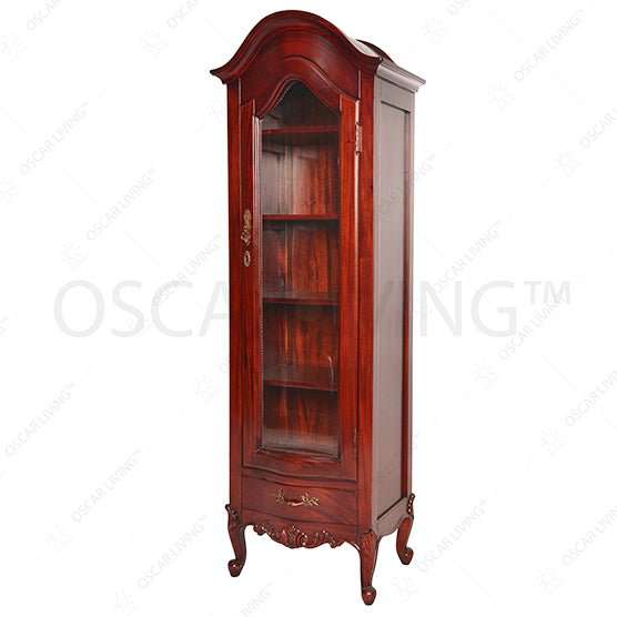 PAJANGAN - JATI Pajangan Sudut OLIV Ritz Oligarki | Display Cabinet OLIV OSCARLIVING