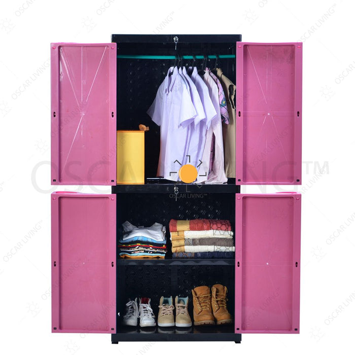 LEMARI PLASTIK - PLASTIC WARDROBE Lemari Plastik Sinbak Motif Princess | Plastic Wardrobe SINBAK OSCARLIVING