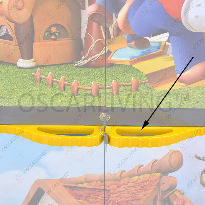 sparepart Handle Lemari Plastik Sinbak Super Cabinet OLIV OSCARLIVING