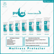 Mattress Protector Cover Pelindung Kasur SpringBed | Mattress Protector PULES OSCARLIVING