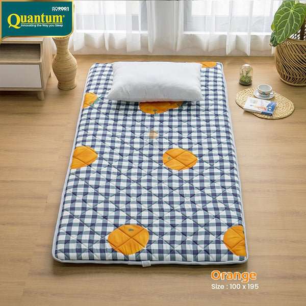 KASUR GULUNG Kasur Gulung Quantum Motif Orange Tebal 6 Cm | Mattress QUANTUM OSCARLIVING