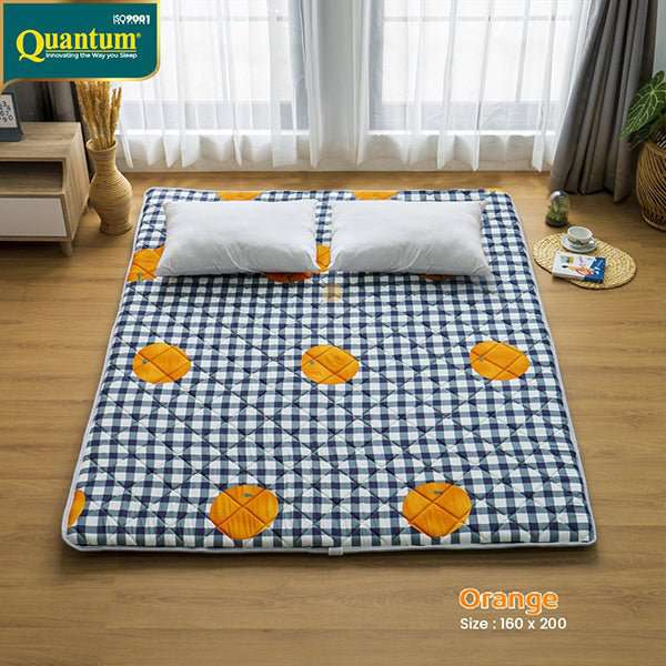 KASUR GULUNG Kasur Gulung Quantum Motif Orange Tebal 6 Cm | Mattress QUANTUM OSCARLIVING
