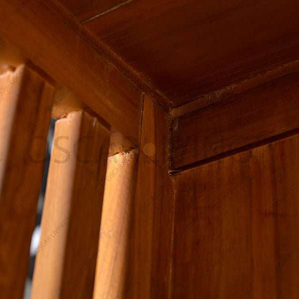 Bookself Rak Buku Mahogani OLIV RBS Hasibuan 4SSN | Bookshelf OLIV OSCARLIVING