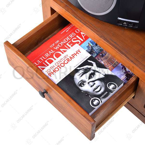 Bookself Rak Buku Mahogani OLIV RBS Hasibuan 4SSN | Bookshelf OLIV OSCARLIVING