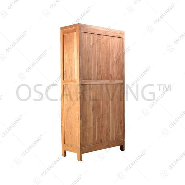 Bookself Rak Buku Jati OLIV RBS Hasibuan pintu geser | Bookshelf OLIV OSCARLIVING