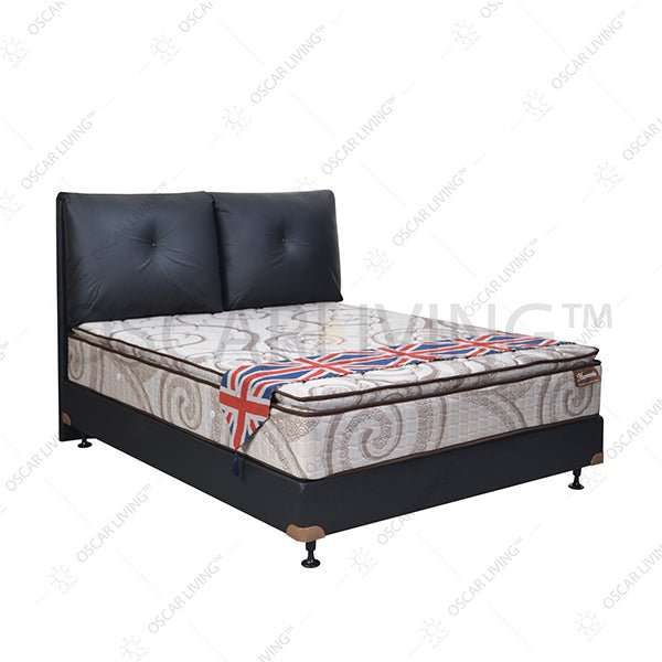 KASUR - SPRINGBED Kasur Springbed Romance Harmonis PillowTop HB Boston | Fullset Oreo ROMANCE OSCARLIVING