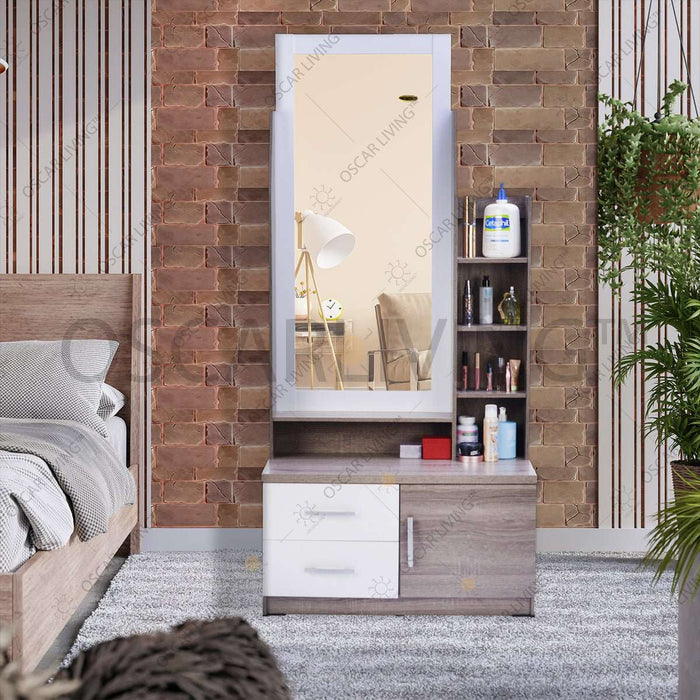 MEJA RIAS - DRESSING TABLE Meja Rias Minimalis Romaro MR06 ROMARO OSCARLIVING