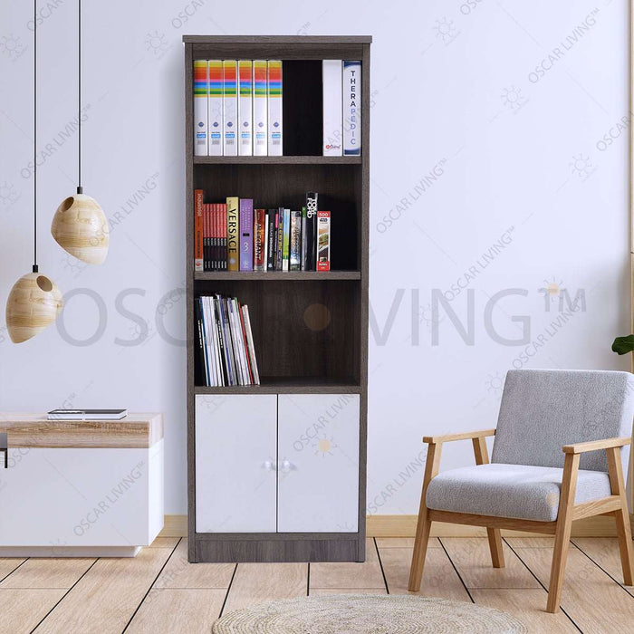 Lemari Arsip & Rak Arsip Romaro RB04 Lemari Arsip Sonoma Oak | Rak Buku Serbaguna ROMARO OSCARLIVING