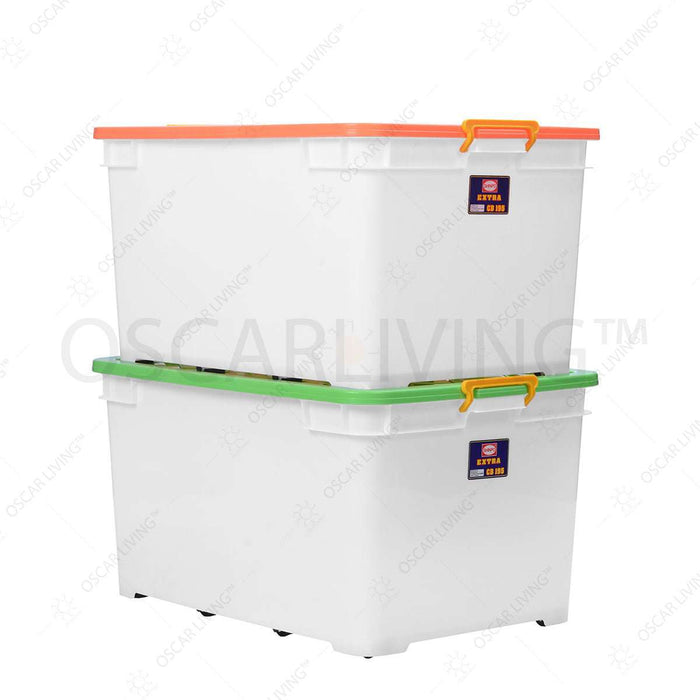 Storage Box Shinpo 126 Extra Container CB195 Dengan Roda / Box Serbaguna CB195 SHINPO OSCARLIVING