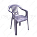 KURSI PLASTIK Kursi Teras Santai SL Plastik ITALIA Silver | Terrace Chair SL PLASTIC OSCARLIVING