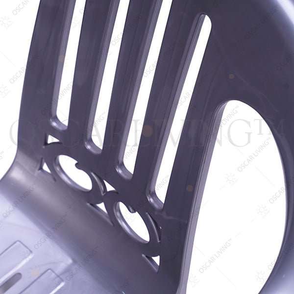 KURSI PLASTIK Kursi Teras Santai SL Plastik ITALIA Silver | Terrace Chair SL PLASTIC OSCARLIVING