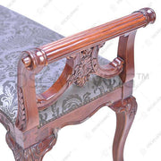 KURSI KAYU Kursi Panjang OLIV Stool Bengkok | RITZ Gallery OLIV OSCARLIVING