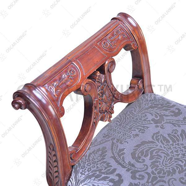 KURSI KAYU Kursi Panjang OLIV Stool Bengkok | RITZ Gallery OLIV OSCARLIVING