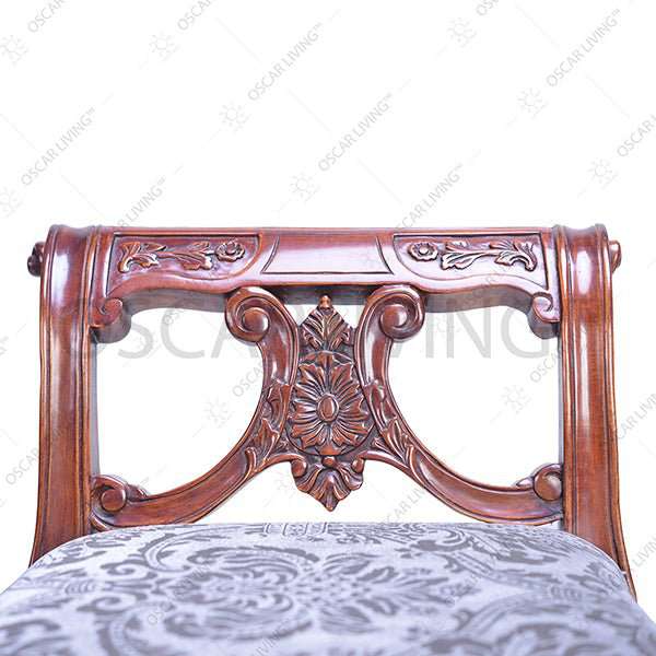 KURSI KAYU Kursi Panjang OLIV Stool Bengkok | RITZ Gallery OLIV OSCARLIVING