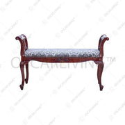KURSI KAYU Kursi Panjang OLIV Stool Bengkok | RITZ Gallery OLIV OSCARLIVING