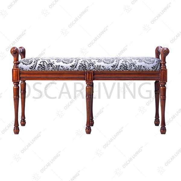 KURSI KAYU Kursi Panjang OLIV Stool Madrid | RITZ Gallery OLIV OSCARLIVING