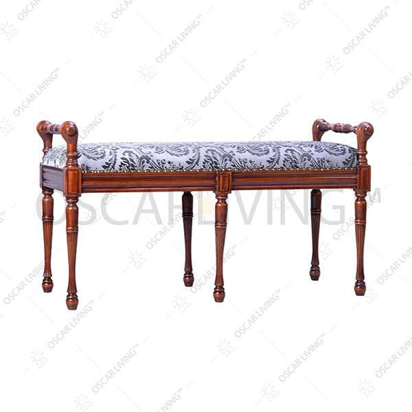 KURSI KAYU Kursi Panjang OLIV Stool Madrid | RITZ Gallery OLIV OSCARLIVING