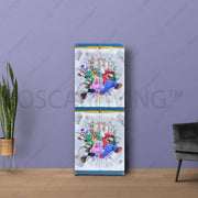LEMARI PLASTIK - PLASTIC WARDROBE Lemari Plastik Sinbak Mini 4 Susun Motif | Plastic Wardrobe SINBAK OSCARLIVING