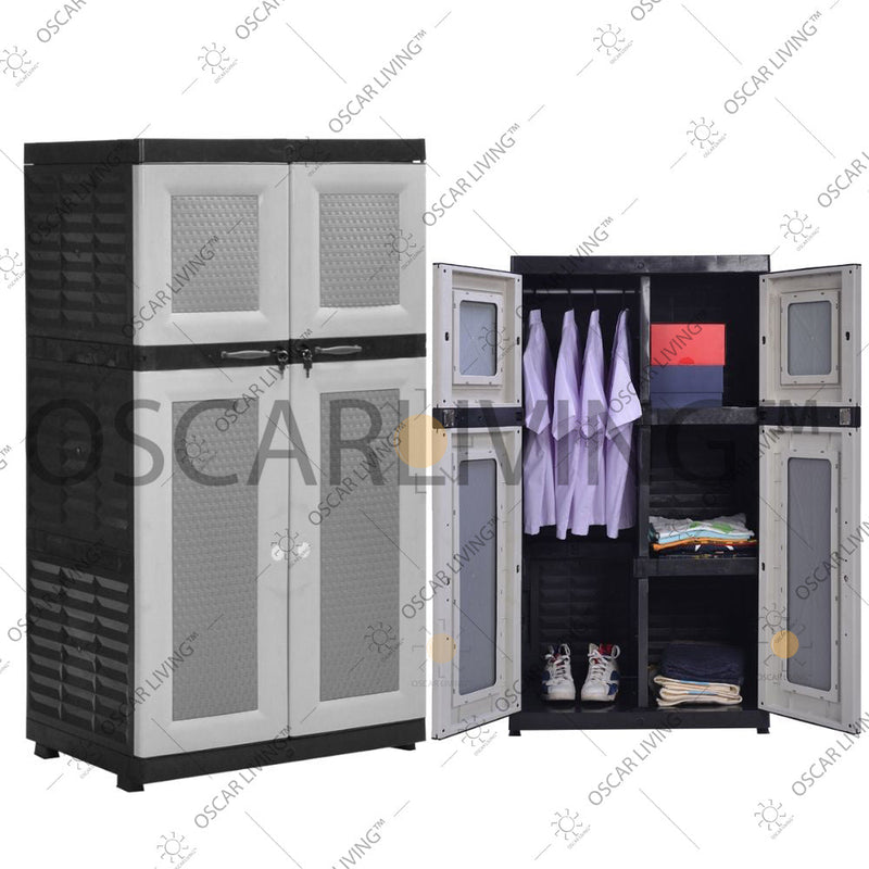 LEMARI PLASTIK - PLASTIC WARDROBE Lemari Plastik Gantung Tabitha Cortez LPS GT TABITHA OSCARLIVING
