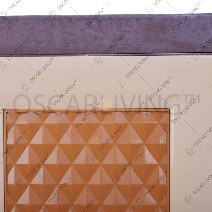 LEMARI PLASTIK - PLASTIC WARDROBE Lemari Plastik Gantung Tabitha Cortez 2 Pintu + Cermin TABITHA OSCARLIVING