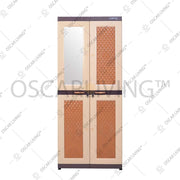 LEMARI PLASTIK - PLASTIC WARDROBE Lemari Plastik Gantung Tabitha Cortez 2 Pintu + Cermin TABITHA OSCARLIVING