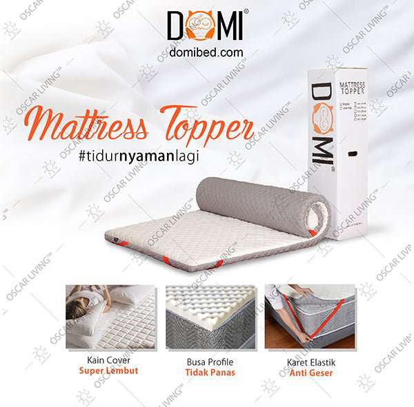 Mattress Topper Lapisan Kasur Domi Topper Original DOMI OSCARLIVING