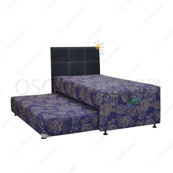KASUR 2IN1 - 2IN1 BEDSET Kasur Springbed Valeo 2in1 SuperKoil HB Elegance | Fullset VALEO OSCARLIVING