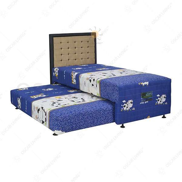 KASUR 2IN1 - 2IN1 BEDSET Kasur Springbed Valeo 2in1 SuperKoil HB Victoria | Fullset Kids VALEO OSCARLIVING