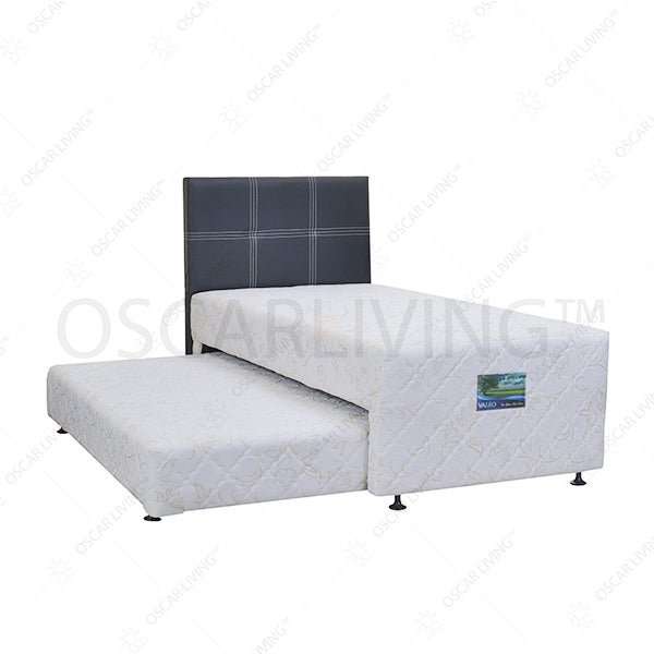 KASUR 2IN1 - 2IN1 BEDSET Kasur Springbed Valeo 2in1 SuperKoil HB Elegance | Fullset VALEO OSCARLIVING