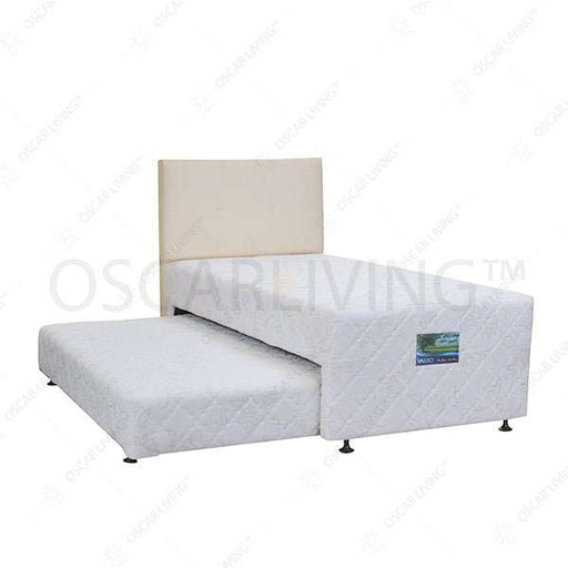 KASUR 2IN1 - 2IN1 BEDSET Kasur Springbed Valeo 2in1 SuperKoil HB Elegance Cream | Fullset VALEO OSCARLIVING