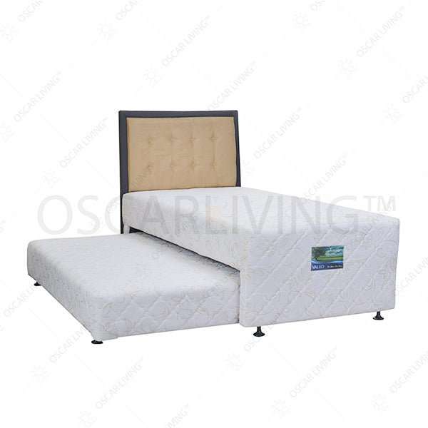 KASUR 2IN1 - 2IN1 BEDSET Kasur Springbed Valeo 2in1 SuperKoil HB Queenstown | Fullset VALEO OSCARLIVING